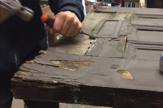 Desert Palms-wooden-door-repair