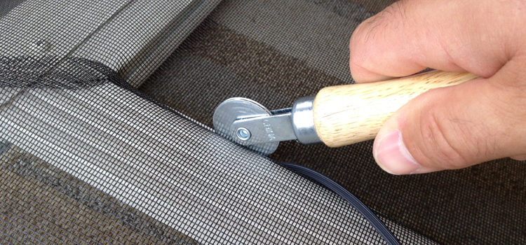metal screen door repair in Desert Palms